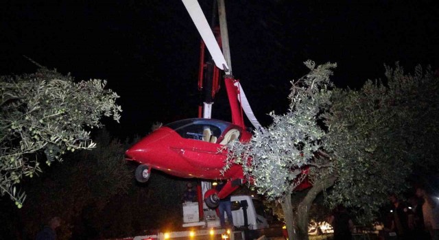 Bursada hava aracı düştüğü yerden 3 saat sonra kaldırıldı