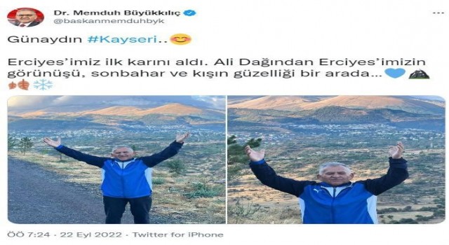 Büyükkılıç güne sporla başladı