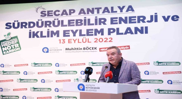 Büyükşehir Belediyesi Sürdürülebilir Enerji ve İklim Eylem Planını açıkladı