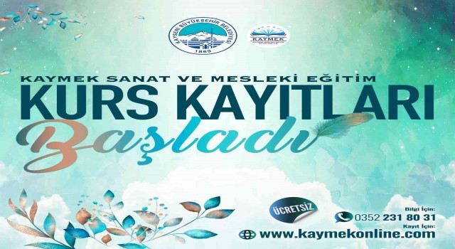 Büyükşehir KAYMEK kurslarına 24 saatte 5 bin başvuru