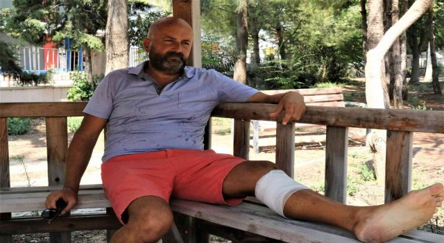 Çalınan köpeğini kurtarmak isterken bıçaklanıp ölümden döndü