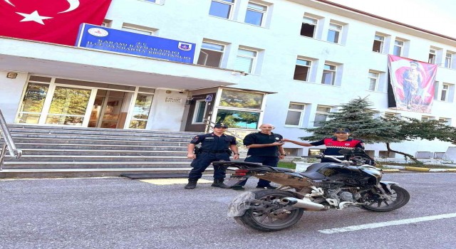Çalınan motosiklet fındık bahçesinde bulundu