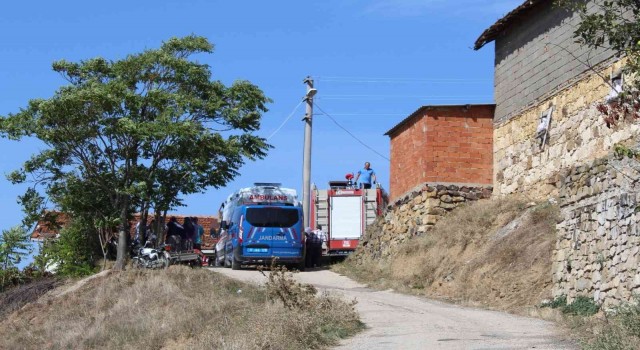 Çanakkalede çıkan yangında bir kişi hayatını kaybetti