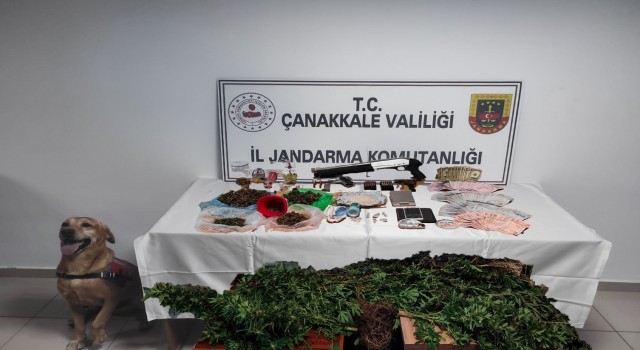 Çanakkalede uyuşturucu operasyonu