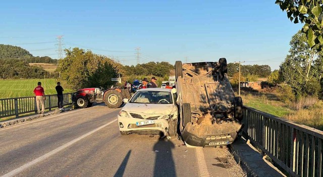 Çanda trafik kazası: 2 yaralı