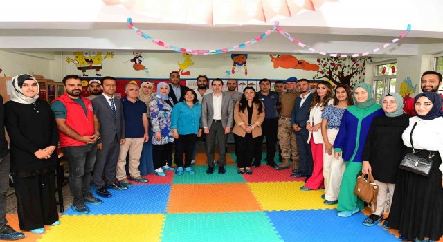 Çatakta özel eğitim sınıfı açılışı