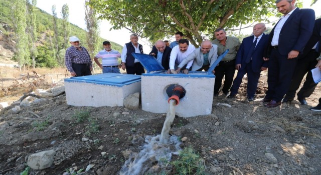 Çatalçam ve Avşarda 850 bin TLlik sulama tesisleri hizmette