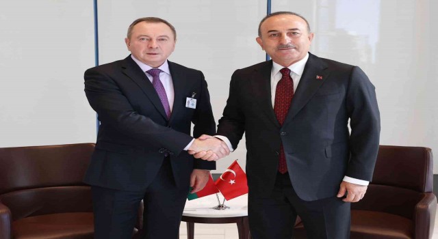 Çavuşoğlu, BM 77. Genel Kurul Başkanı, Belarus ve Gürcistan Dışişleri Bakanlarıyla görüştü