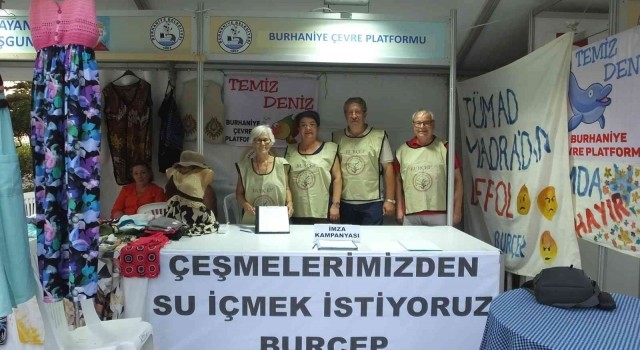 Çevreciler temiz su için imza kampanyası başlattı