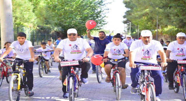 Ceylanpınarda sağlık için pedal çevrildi