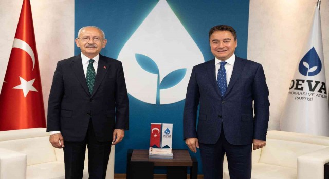 CHP lideri Kılıçdaroğlu DEVA Partisi Genel Başkanı Babacan ile görüştü