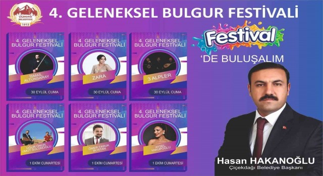 Çiçekdağı Bulgur Festivaline hazırlanıyor