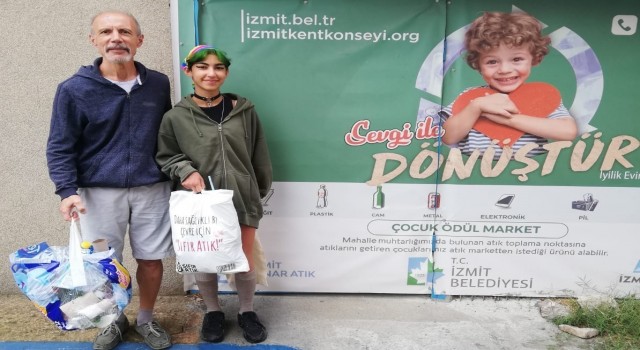 Çocuk Ödül Market ile 1 buçuk yılda 35 ton atık geri dönüşüme kazandırıldı