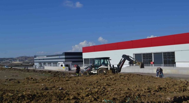 Çorluda doğalgaz borusu patladı