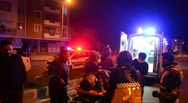 Çorluda trafik kazası: 1 yaralı
