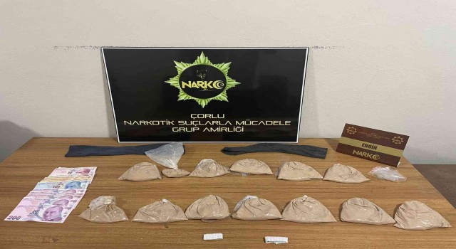 Çorluda zehir tacirlerine operasyon 3 şüpheli tutuklandı