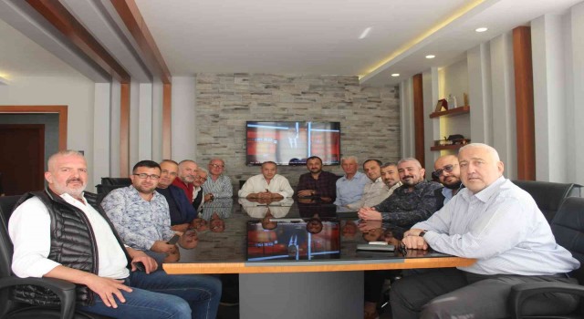ÇTSO meslek grubu adaylarından Başkan Yılmaza ziyaret