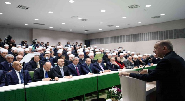 Cumhurbaşkanı Erdoğan, Bosna Hersekte müftülere hitap etti