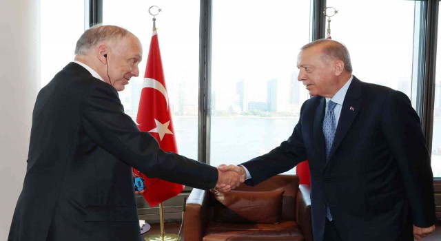 Cumhurbaşkanı Erdoğan, Dünya Yahudi Kongresi Başkanı Lauderi kabul etti