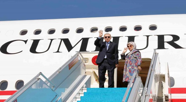 Cumhurbaşkanı Erdoğan Özbekistana gitti