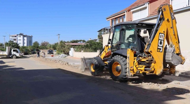 Dallıcada yollar yenileniyor