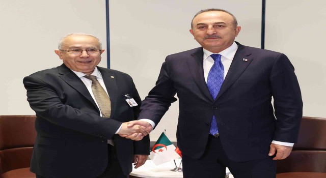 Dışişleri Bakanı Çavuşoğlu, Cezayir Dışişleri Bakanı Ramtane Lamamra ile görüştü