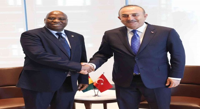 Dışişleri Bakanı Çavuşoğlu, Gine Dışişleri Bakanı Kouyate ile görüştü