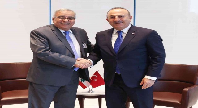 Dışişleri Bakanı Çavuşoğlu, Lübnan Dışişleri Bakanı Habib ile görüştü