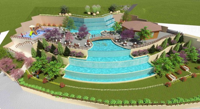 Dulkadiroğluna şelaleli park
