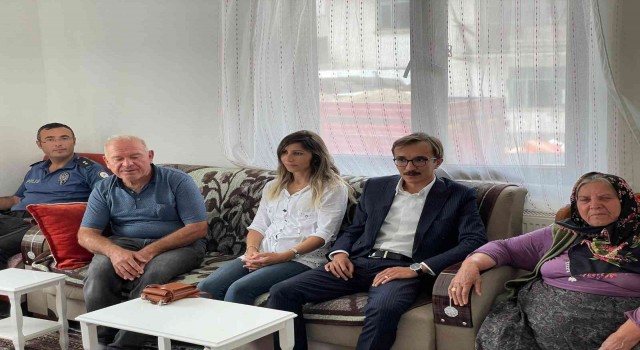 Dumlupınar Kaymakamı Basriden, şehit ve gazi ailelerine ziyaret