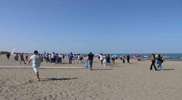 Dünya Temizlik Gününde Samsun plajları temizlendi