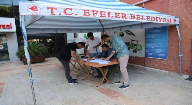 Efeler Belediye personeli sağlık taramasından geçti