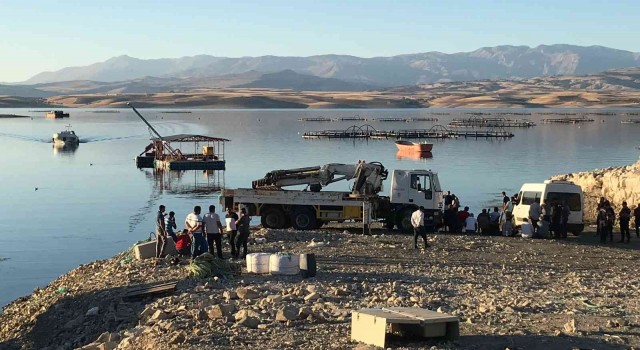 Elazığda baraj gölünde kaybolan şahıs 4 gündür aranıyor
