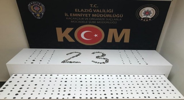 Elazığda Büyük Selçuklu ve sonrası döneme ait 470 adet tarihi eser ele geçirildi