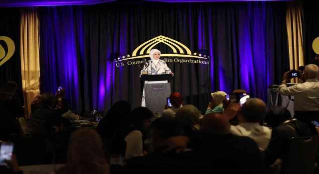 Emine Erdoğana ABDde Uluslararası Müslüman Kadınlar Başarı ve Topluma Katkı Ödülü
