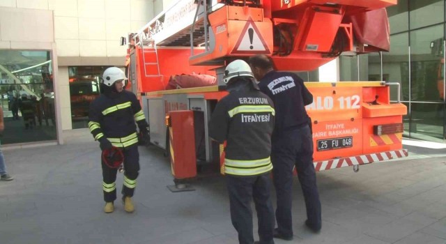 Erzurumdaki tatbikat gerçeği aratmadı