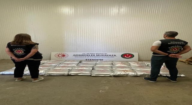 Esendere Gümrük Kapısında yarım ton eroin ele geçirildi