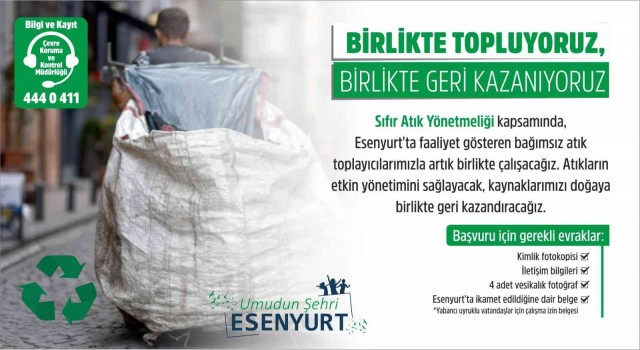 Esenyurt Belediyesinden geri dönüşüm için ortak çalışma