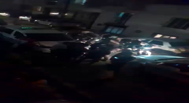Esenyurtta oğlunu döven gençleri döner bıçağı ile kovaladı