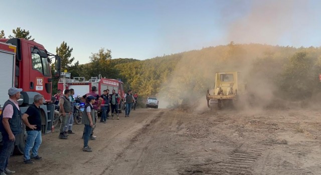 Eskişehirde çıkan orman yangını kısmen kontrol altına alındı
