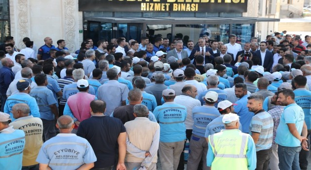 Eyyübiye Belediyesinden işçilere rekor zam
