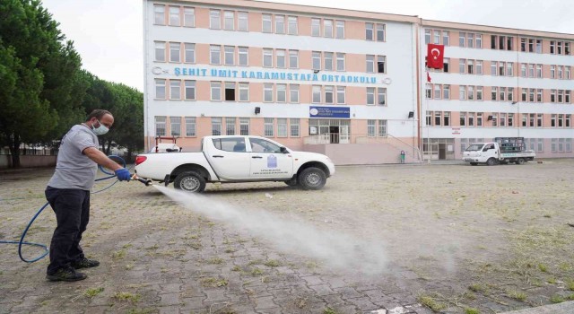 Fatsada Belediye ekipleri okulları yeni sezona hazırladı