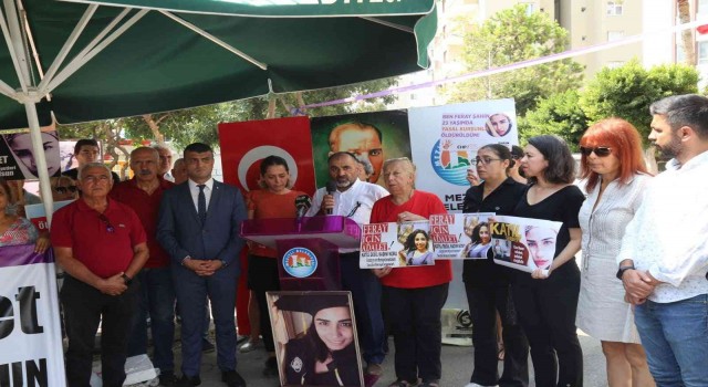 Feray Şahin, ölüm yıl dönümünde Mersinde anıldı