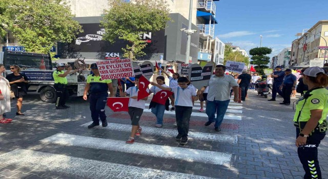Fethiyede öğrenciler Öncelik Hayatın, Öncelik Yayanın dedi