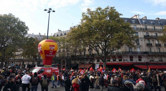 Fransada planlanan emeklilik reformu ve hayat pahalılığı protestosu