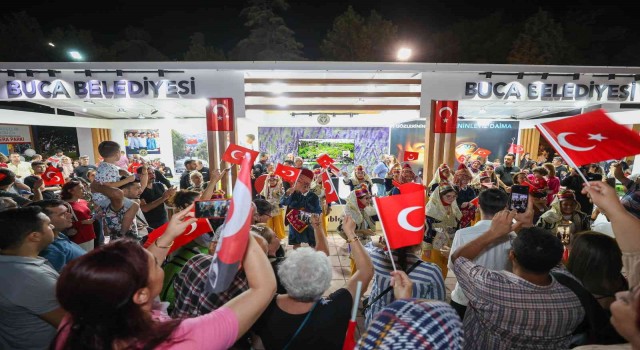 Fuardaki Buca standında 9 Eylül coşkusu
