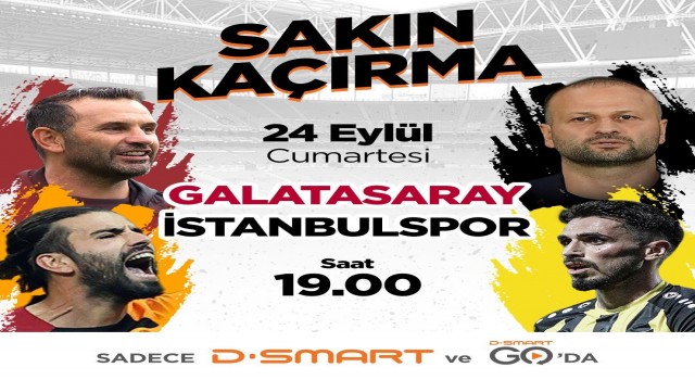 Galatasaray - İstanbulspor hazırlık maçı D-Smartta