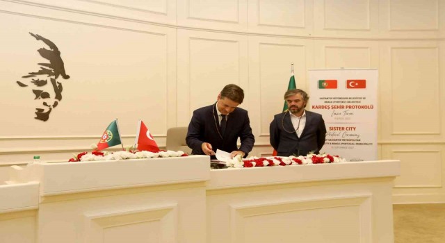 Gaziantepin 24 üncü kardeş şehri Braga oldu