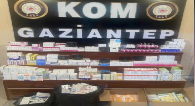 Gaziantepte 19 bin 902 adet kaçak ilaç ele geçirildi