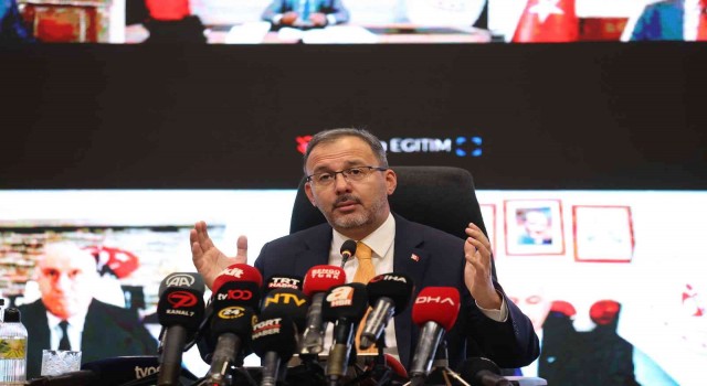 Gençlik ve Spor Bakanı Kasapoğlu: Birinci fazda yüzde 80lik karşılama oranına imza attık